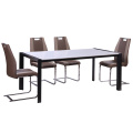 Free Sample Restaurant Furniture Extendable 10 Seater Glass Made Small Korean Royal Dining Table In Vietnam